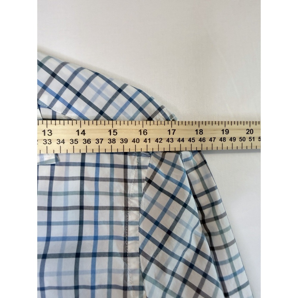 Rodd & Gunn Shirt Mens S Blue Gingham Plaid Sports Fit Long Sleeve Button Down - Picture 8 of 14